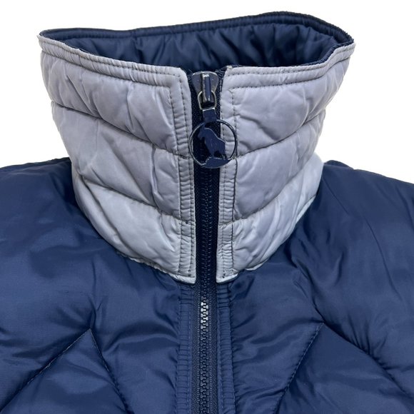 Vintage Women's Ski Vest Mountain Goat by White Stag Puffer 80's Red Blue Yellow - Picture 9 of 16